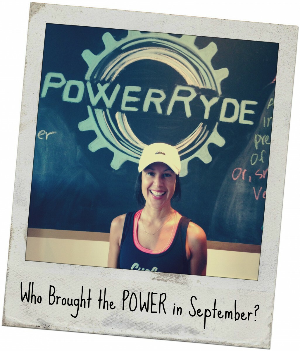 Polaroid style picture of Melissa Ratkovich with 'Who Brought the POWER in 'September'?